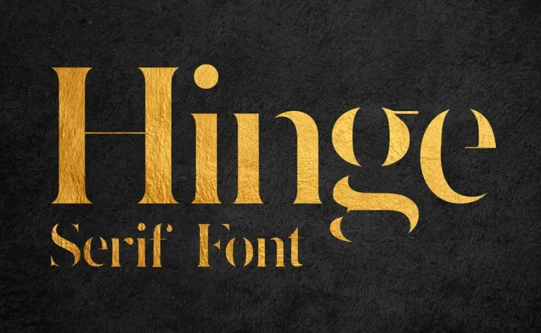 Hinge Serif Font