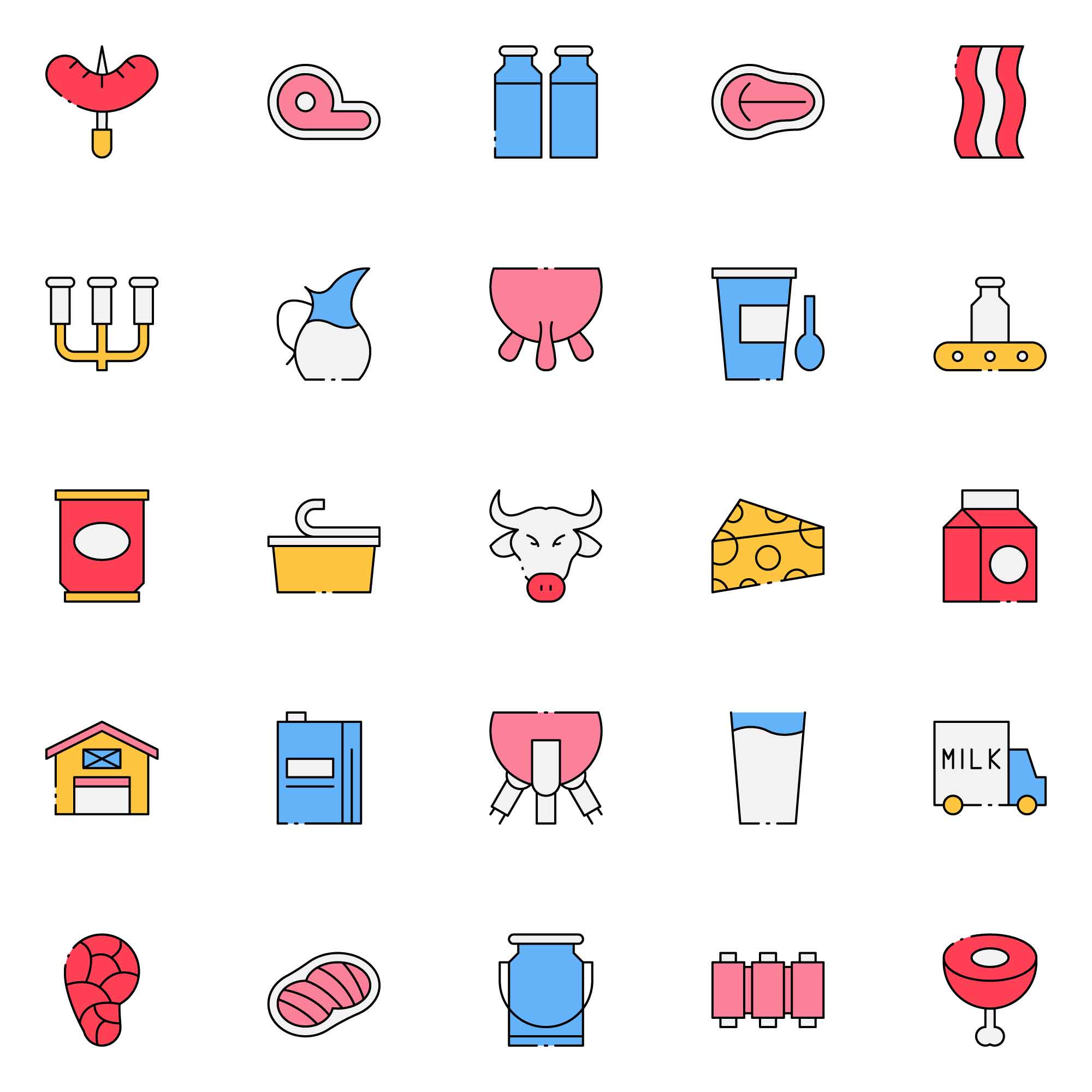 Free Cow Farm Icons