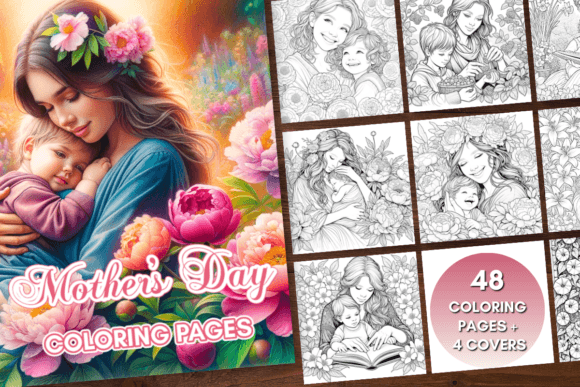 Mother's Day Coloring Pages
