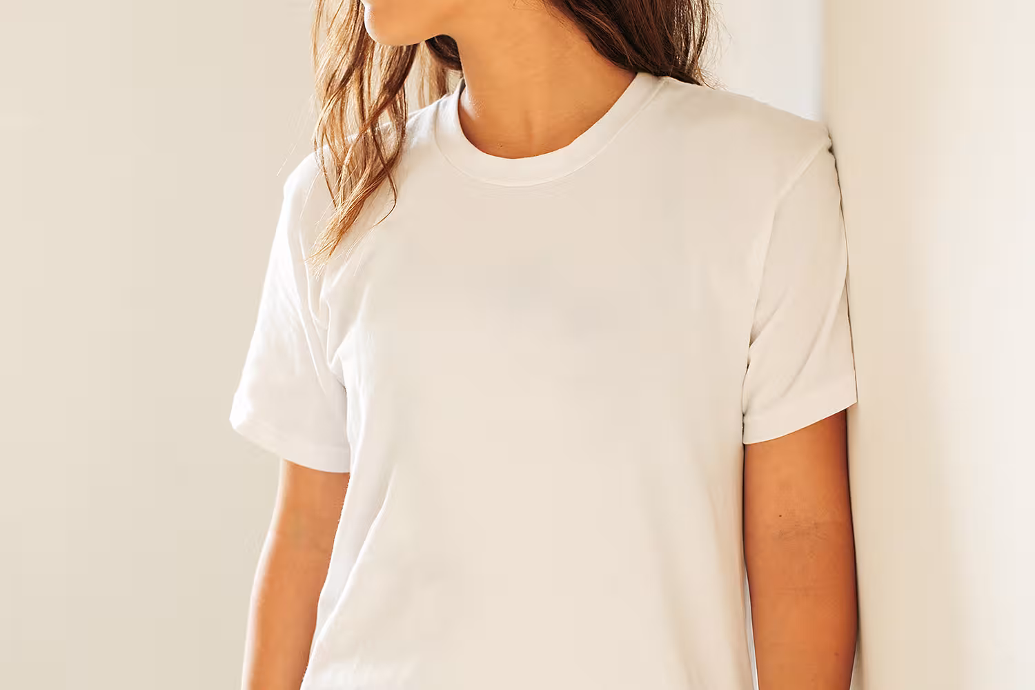 Girl T-Shirt Mockup Free
