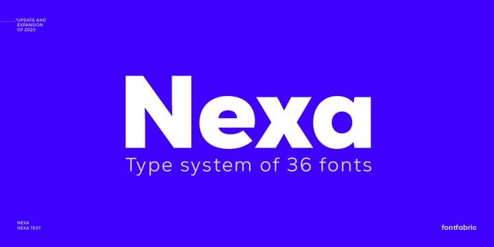Nexa Font Family