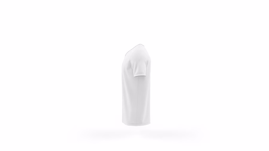 Side View T-Shirt Mockup