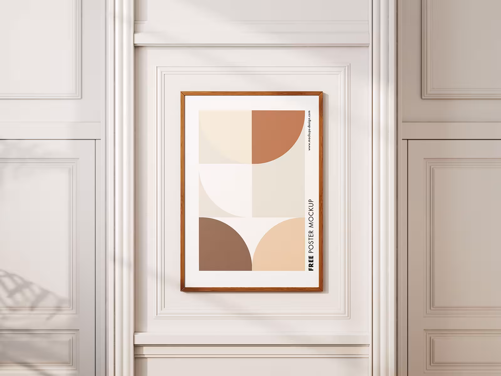 Poster On A Decorative Wall Mockup