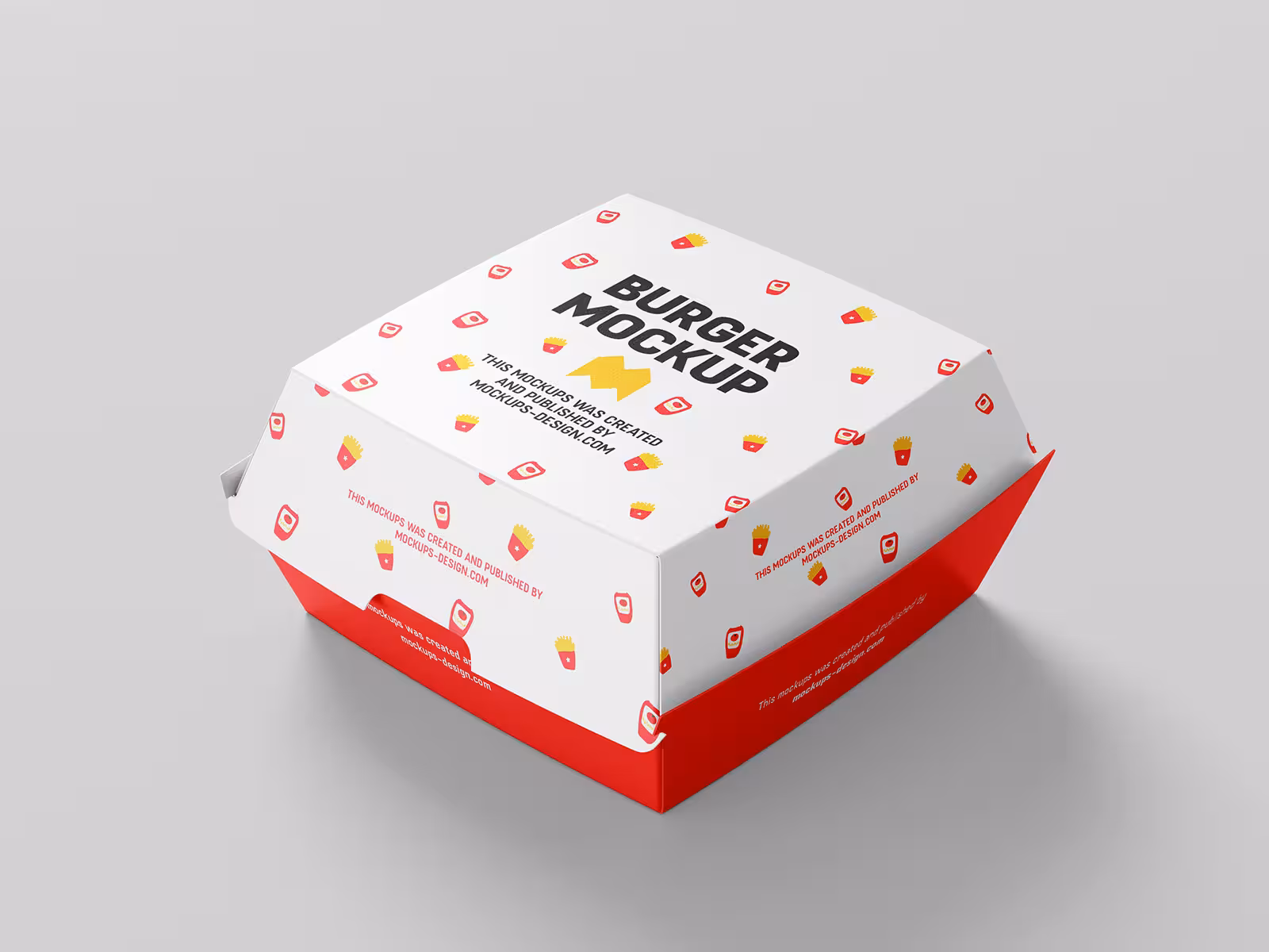 Burger Box Mockup
